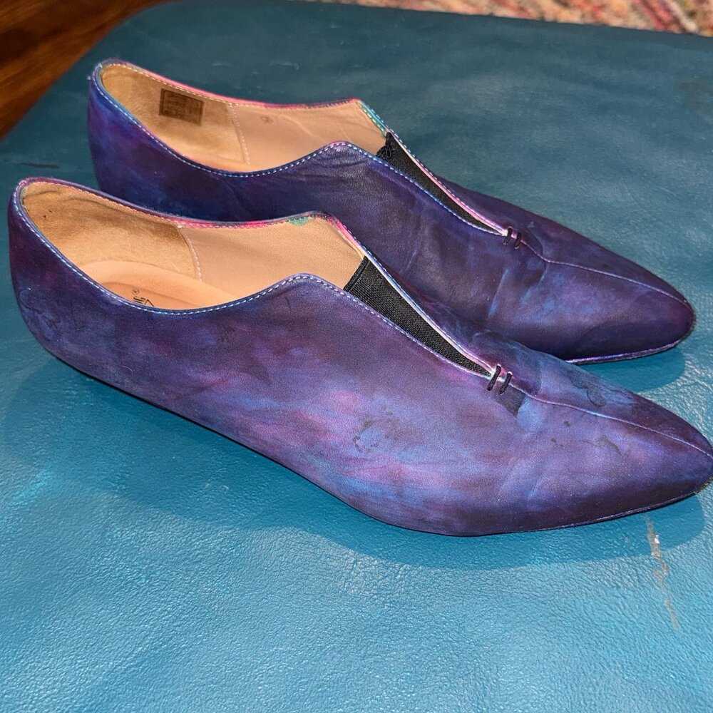 John Fluevog Water Slip ons Galaxy Dyed - 9